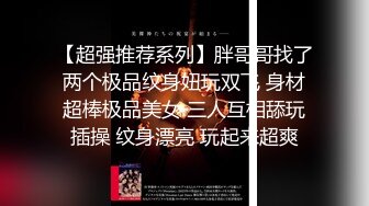 【超强推荐系列】胖哥哥找了两个极品纹身妞玩双飞 身材超棒极品美女 三人互相舔玩插操 纹身漂亮 玩起来超爽