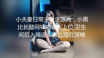 小夫妻日常夫妻生活秀，小黑比长腿网袜啪啪女上位 卫生间后入操逼，露脸蹲在深喉