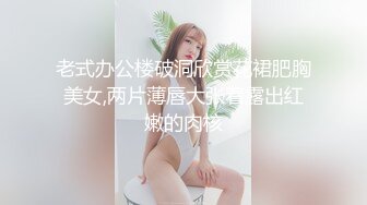 老式办公楼破洞欣赏花裙肥胸美女,两片薄唇大张着露出红嫩的肉核